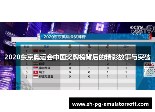 2020东京奥运会中国奖牌榜背后的精彩故事与突破